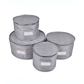 Set de protectores acolchados para platos Our Table™ color gris