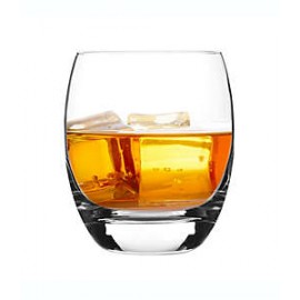 Vasos de vidrio Luigi Bormioli Crescendo® dobles de corte antiguo, Set de 4
