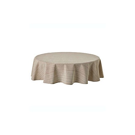 Mantel redondo Our Table™ de 2.28 m color natural