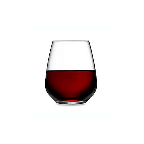 Copas para vino sin tallo de vidrio Luigi Bormioli Crescendo SON.hyx®, Set de 4