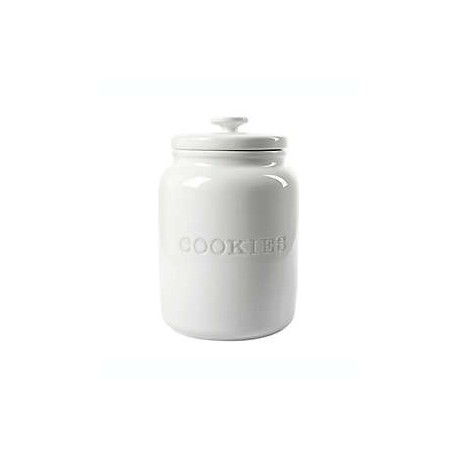 Frasco para galletas de porcelana Our Table™ Simply White Words