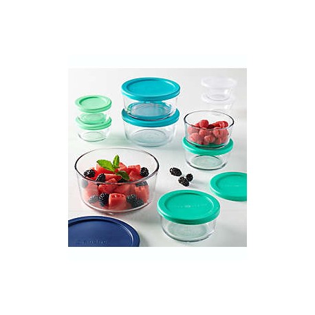 Set de contenedores para alimentos de vidrio Anchor Hocking™, 20 piezas