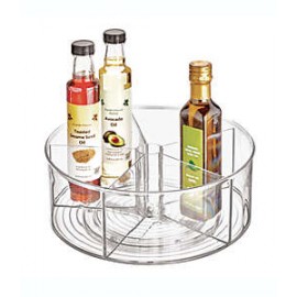Organizador giratorio Squared Away™ con divisiones transparente