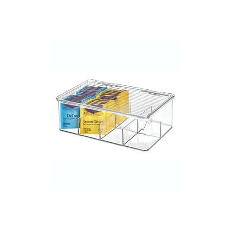 Organizador para bolsas de té Squared Away™ transparente