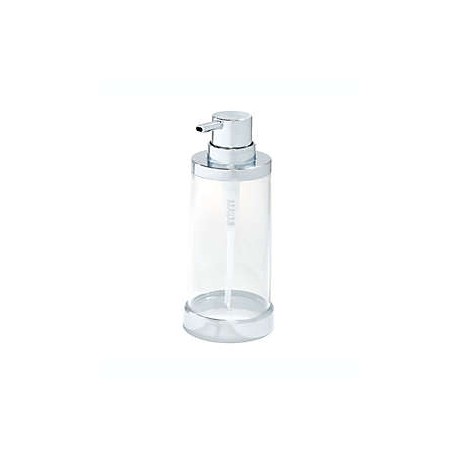 Dispensador de jabón de plástico Simply Essential™ color cromo
