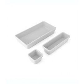 Set de organizadores para cajón Simply Essential™ color gris