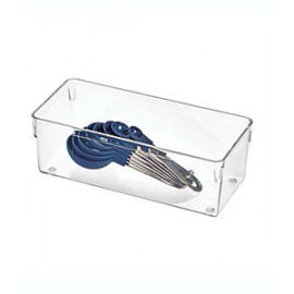 Organizador de cajón Squared Away™ de 22.86 x 10.16 cm transparente