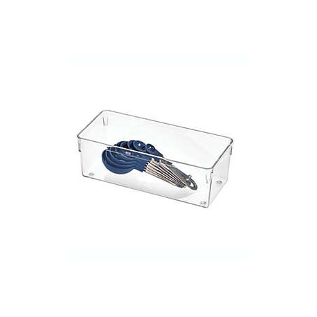 Organizador de cajón Squared Away™ de 22.86 x 10.16 cm transparente