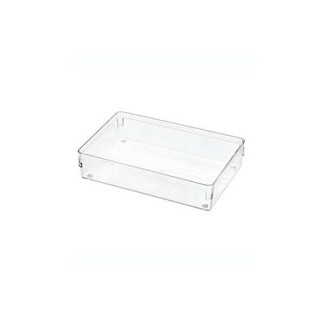 Organizador de cajón Squared Away™ de 22.86 x 15.24 cm transparente