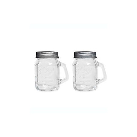 Salero y pimentero de vidrio Mason Jar®
