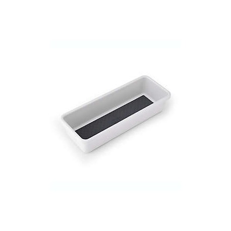 Organizador para cajones Simply Essential™ de 7.62 x 22.86 cm color gris