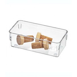 Organizador de cajón Squared Away™ de 15.24 x 7.62 cm transparente