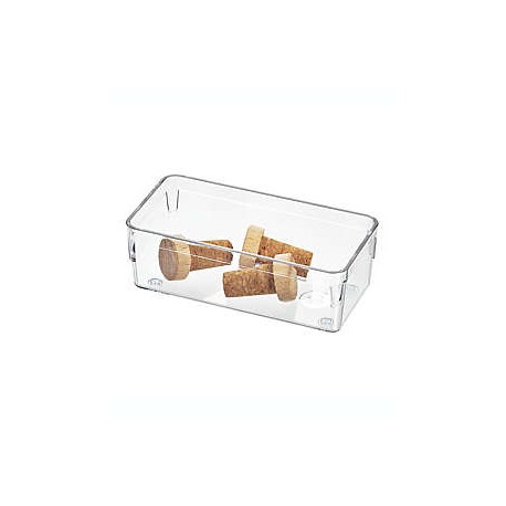 Organizador de cajón Squared Away™ de 15.24 x 7.62 cm transparente