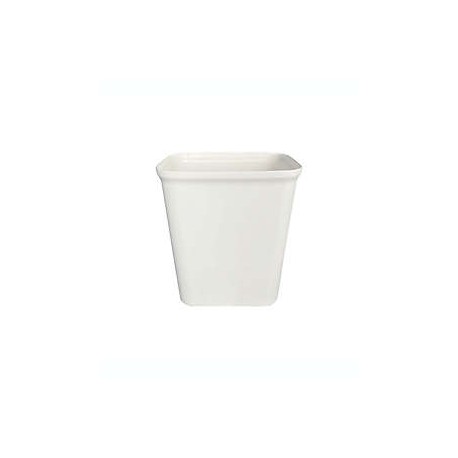 Bote de basura de polipropileno Simply Essential™ de 25 L, color blanco