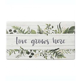 Tapete de cocina Bee & Willow™ Home Love Grows Here
