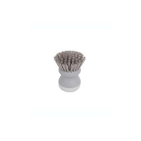Cepillo redondo para platos con mango Simply Essential™ en blanco