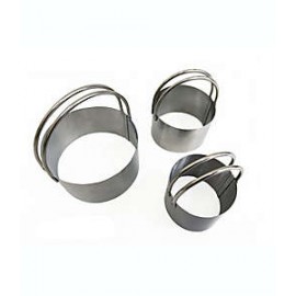 Cortadores de galletas de acero inoxidable Our Table™ set de 3