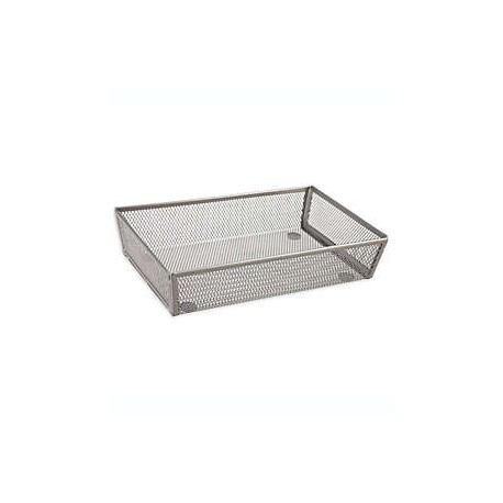Organizador para cajón de acero Squared Away™ de 15.24 x 22.86 cm color níquel mate
