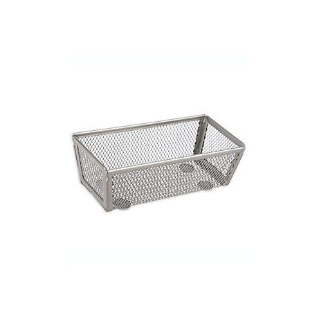 Organizador para cajón de acero Squared Away™ de 7.62 x 15.24 cm color níquel mate