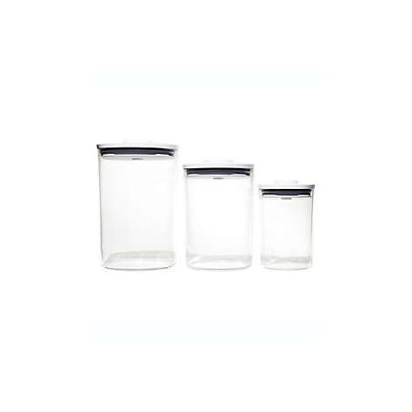 Set de contenedores de alimentos de plástico OXO Good Grips® POP redondos