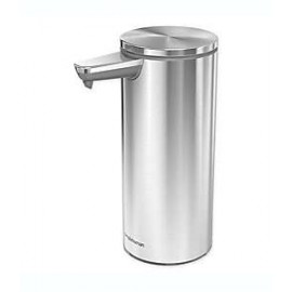 Dispensador de jabón de acero inoxidable simplehuman® recargable con sensor
