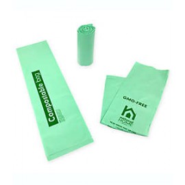 Bolsas compostables para basura Biofina Natural Home® Smart™ de resina, Set de 30