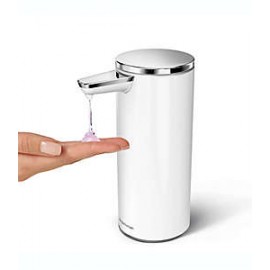 Dispensador de jabón de acero inoxidable simplehuman® con sensor, 266.16 mL color blanco