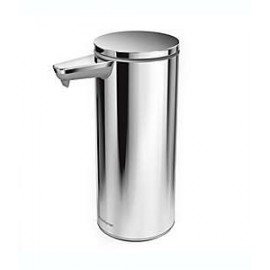 Dispensador de jabón de metal simplehuman® recargable con sensor color níquel pulido