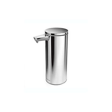 Dispensador de jabón de metal simplehuman® recargable con sensor color níquel pulido