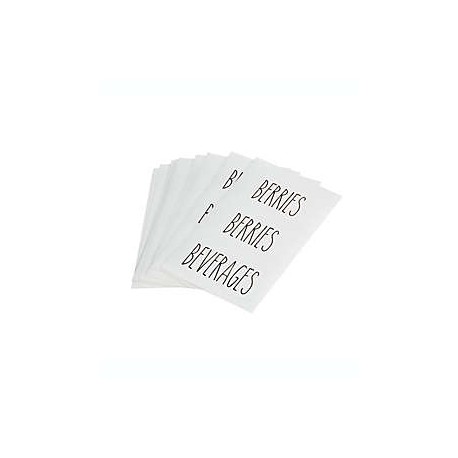 Etiquetas adhesivas Squared Away™ para refrigerador, 36 piezas