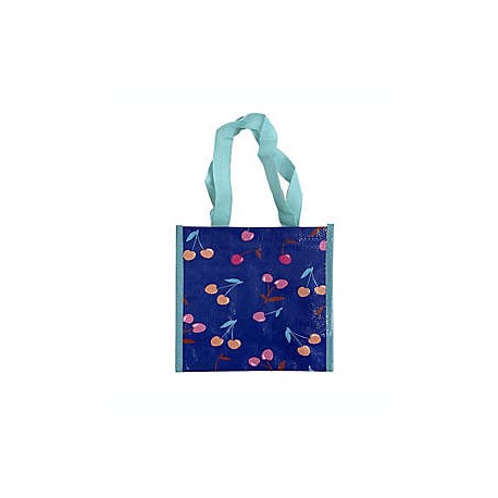 Bolsa chica reutilizable H for Happy™ con diseño de cerezas multicolor