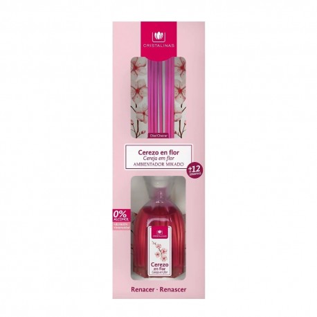 Ambientador de varillas Cristalinas™ Mikado aroma cerezo en flor