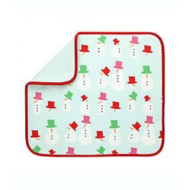 Tapete escurridor H For Happy™ con muñecos de nieve