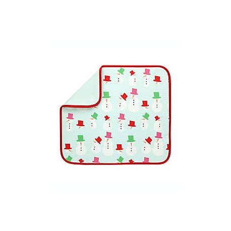Tapete escurridor H For Happy™ con muñecos de nieve
