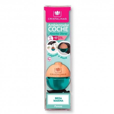 Ambientador para coche Cristalinas™ aroma brisa marina