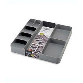 Organizador de cubiertos de polipropileno Joseph Joseph® DrawerStore™ color gris