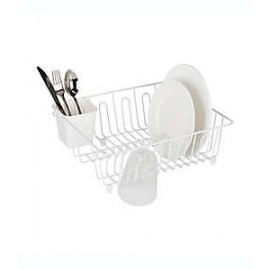 Escurridor de hierro chico Simply Essential™ color blanco