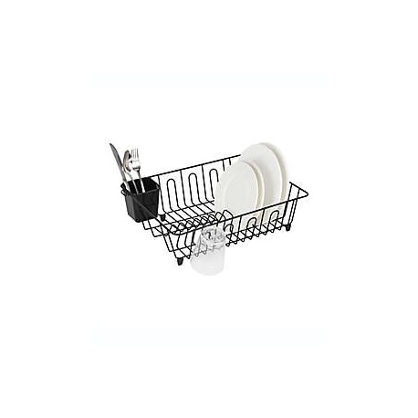 Escurridor de hierro grande Simply Essential™ color negro