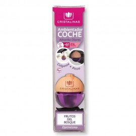 Ambientador para coche Cristalinas™ con pinza aroma frutos del bosque