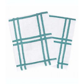 Trapos de cocina Our Table™ a cuadros color azul cerceta