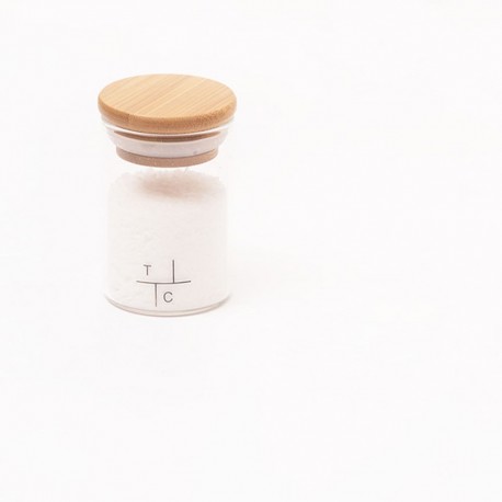 Set de frascos especieros de vidrio The Cabinet™ con tapa de bambú de 100 mL, 4 piezas