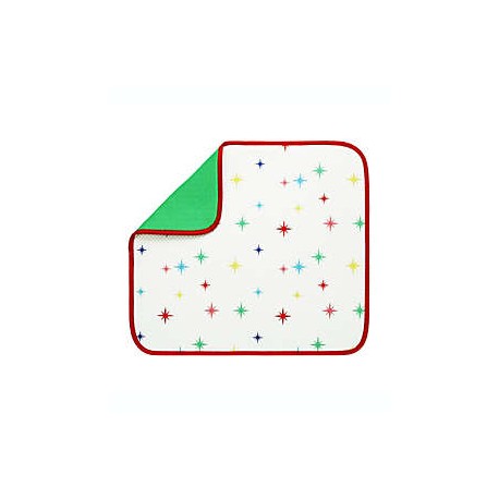 Tapete escurridor H For Happy™ navideño color blanco