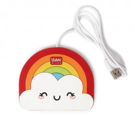 Calentador de taza USB Legami™ de arcoíris