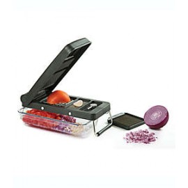 Cortador de alimentos profesional PL8 con contenedor color negro