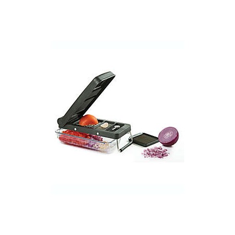 Cortador de alimentos profesional PL8 con contenedor color negro