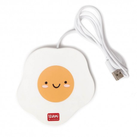 Calentador de taza USB Legami™ de huevo estrellado