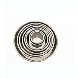 Cortadores de galletas de acero inoxidable Our Table™ set de 8