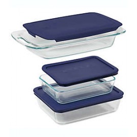 Refractarios de vidrio Pyrex® Easy Grab, Set de 6 pzas