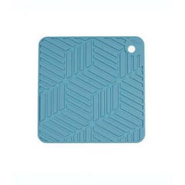 Salvamanteles de silicona Our Table™ color azul