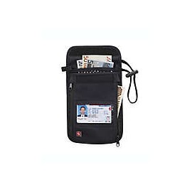 Portadocumentos de poliéster Latitude 40°N® de cuello antirrobo para viaje